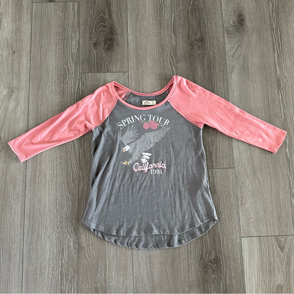 Hollister Quarter Sleeve Raglan